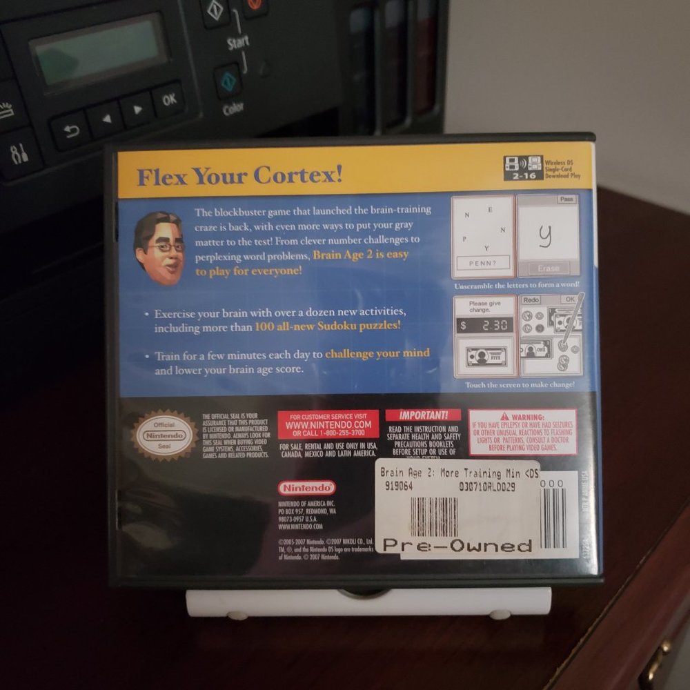 Nintendo DS Brain Age 2 Preowned - Picture 2 of 5